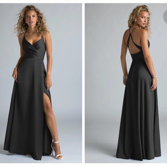 Black floor length dress - Picture 2 of 2